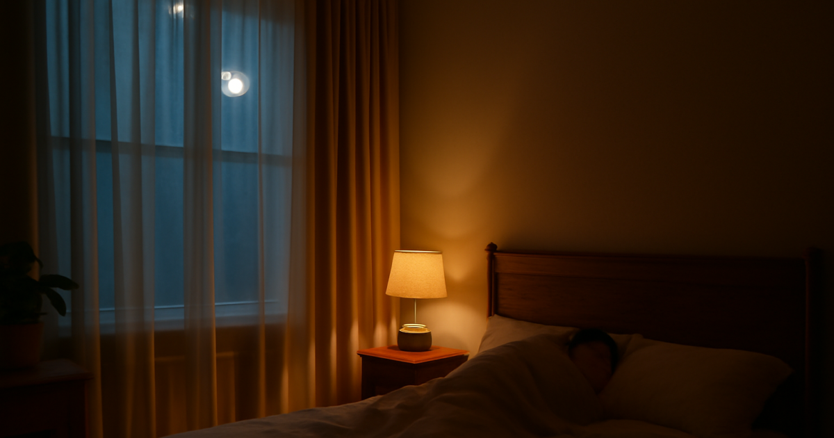 Person sleeping peacefully in a cozy bedroom representing the connection between quality sleep and mental health